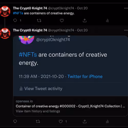 Container of creative energy #000003