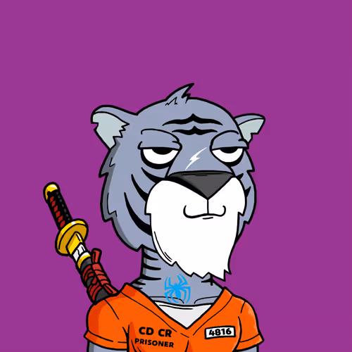 Grouchy Tiger Social Club #2768