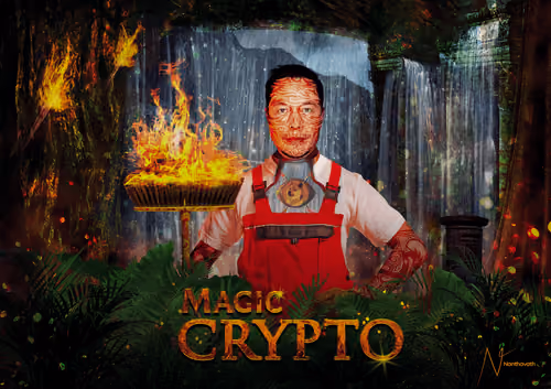 Elon Musk Magic Crypto Man