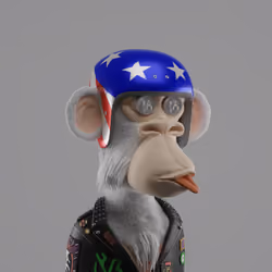 3D Bored Ape Club #205