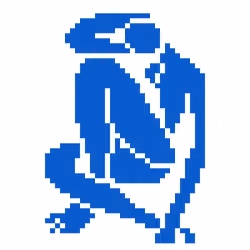 8 bit Henri matisse blue nude 4 