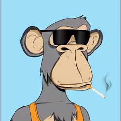 cool ape with cig