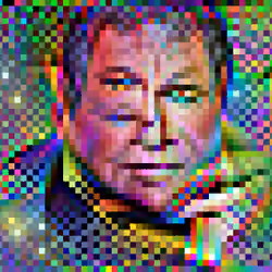 William Shatner - AI Nightmare Celebrity Portraits
