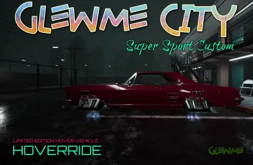 Hoverride SS Custom, Limited Edition Vehicle With Hood Decal