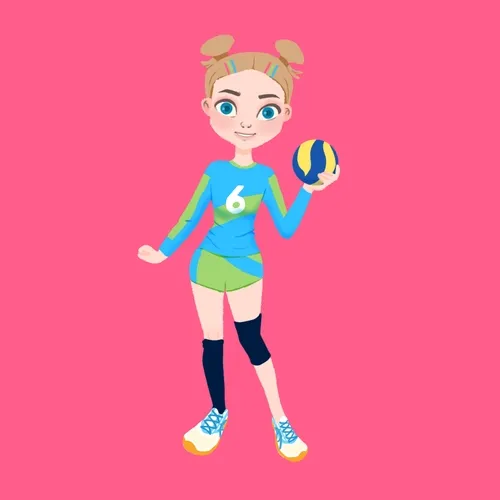 Volleyball Girl #06
