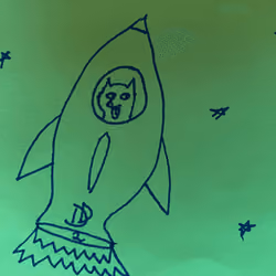 DoodleDoge #2 - RocketDoge