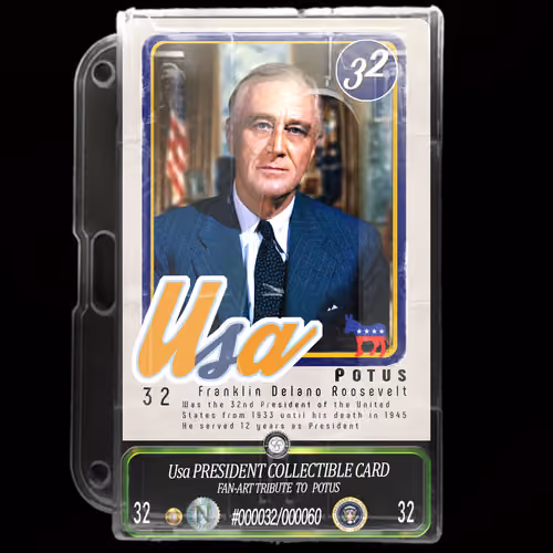 #32 Franklin Delano Roosevelt