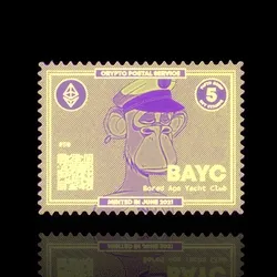NFT Stamps #50 - Bored Ape Yacht Club