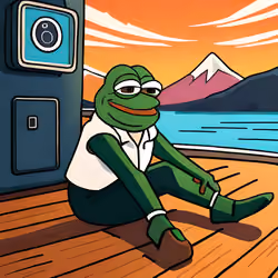 Pepe can't believe they became a billionaire #7
