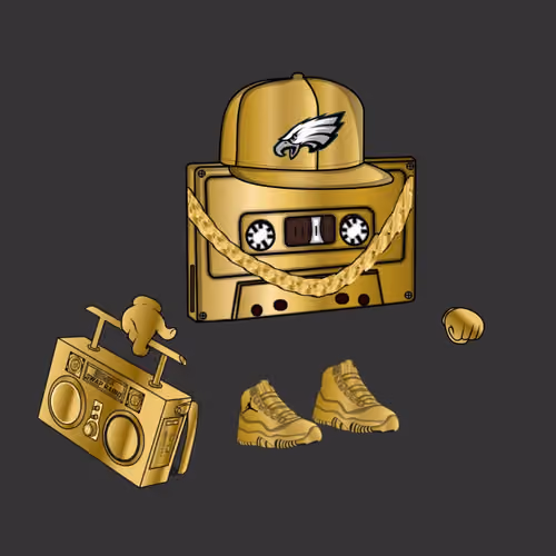 RETRO BOOMBOX GOLD 181