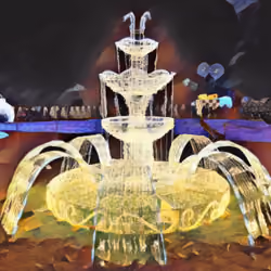 Wishing Fountain of Lights