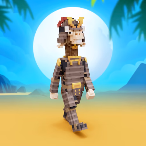 #073 Llamurai (Voxel)