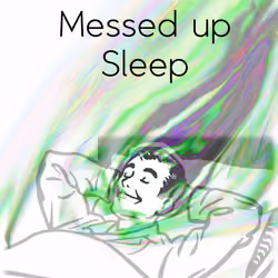 Messed up person Green