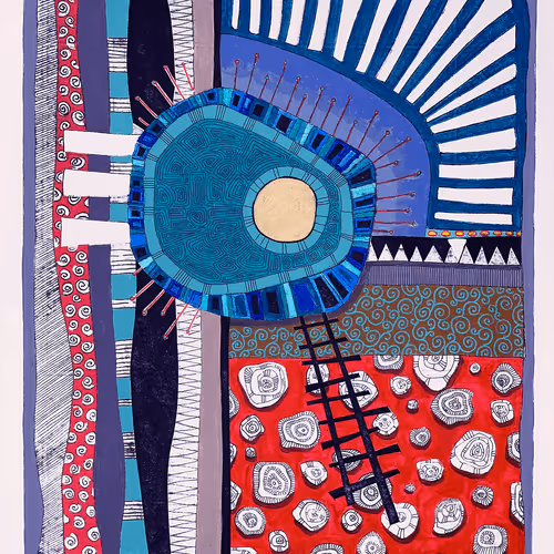 Desintegration in red