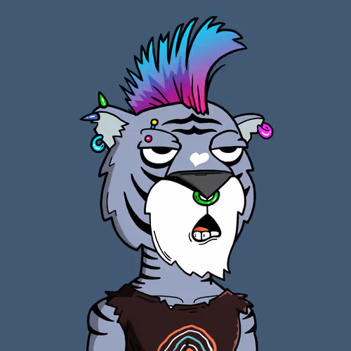 Grouchy Tiger Social Club #2470