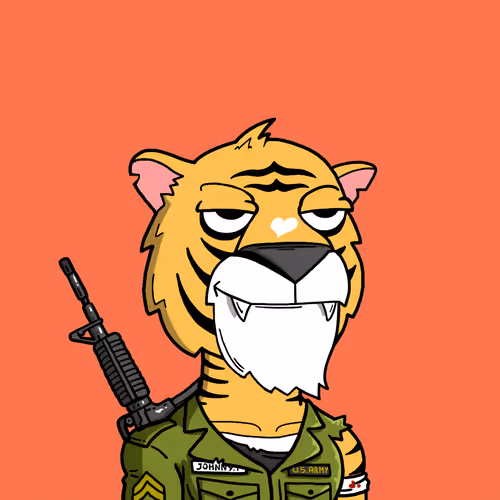 Grouchy Tiger Social Club #4055