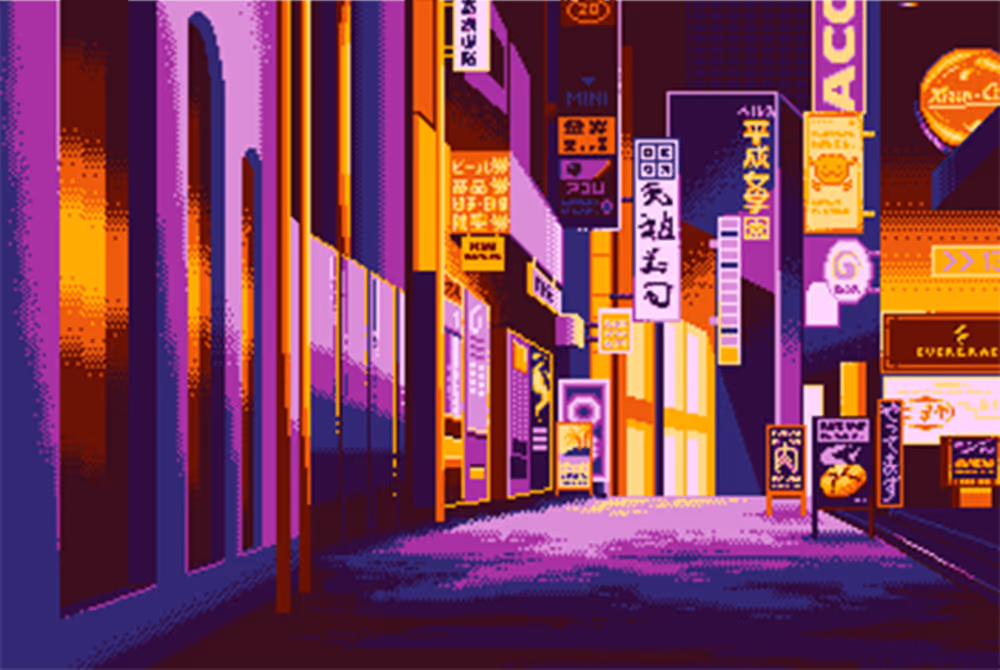 Night in Japan