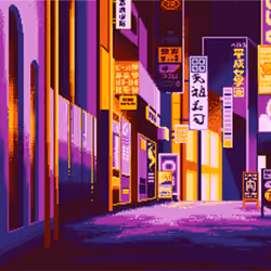 Night in Japan