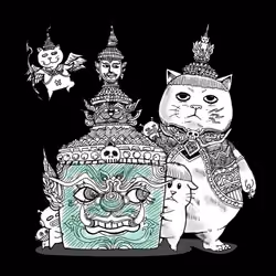 Ramayana Cat (Thai Series)