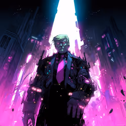 NFT CyberTrump 2077 - Vote or Lose
