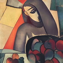 'Young Girl Selling Fruits' |Paolo Galleri|
