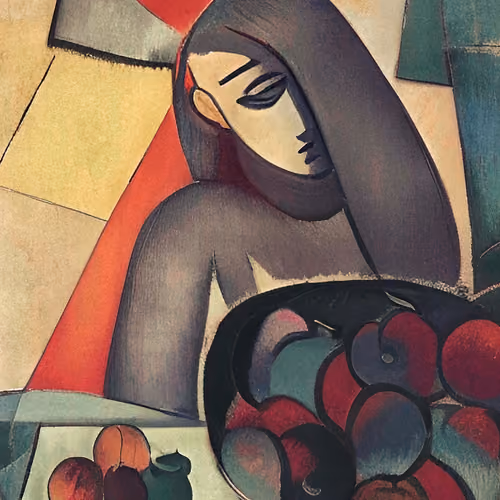 'Young Girl Selling Fruits' |Paolo Galleri|