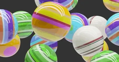 MikeMDV #0011 - Striped Orbs