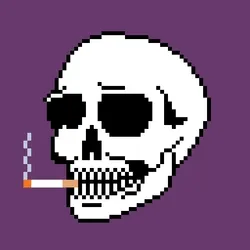 Smoking Skull