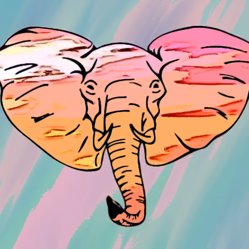 Painted Elephant #19