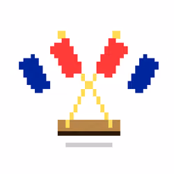 France Flag | Pixel Art