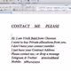 Contact ME please