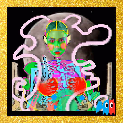PixiBit GRIMES | moon GOLD variant/unlockable | Mars Eve