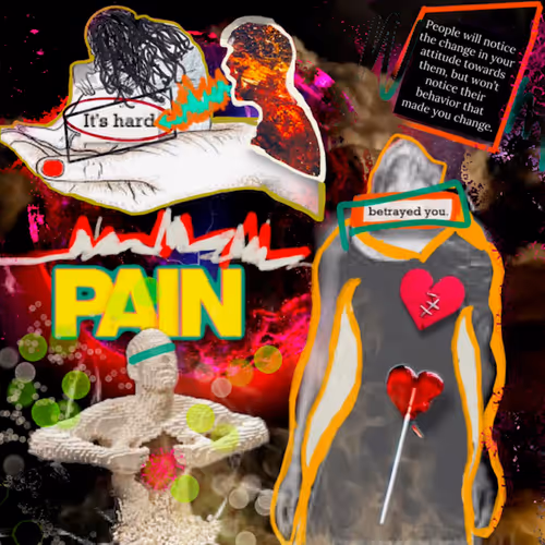 PAIN COLLAGE MOTION GRAPHIC MP4