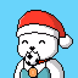 Winter Pixel Bear #237