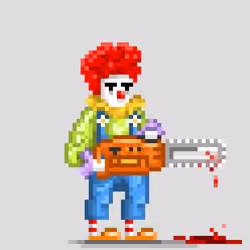 Pixel art | Happy Saw