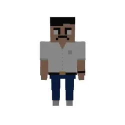 Pablo Escobar Simple Low Poly