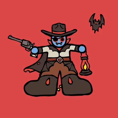Gunslinger Sneaky Vampire #4