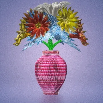 Sandras Tokens Flower Art Nr: 114