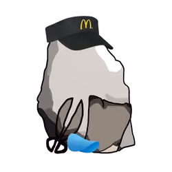 Fastfoodetherockbluechipscissorspaper #9
