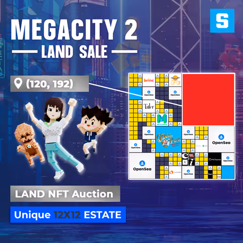 Mega City 2 LAND Sale - 12x12 Estate L [120,192]