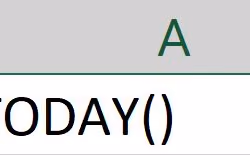 #11 =TODAY
