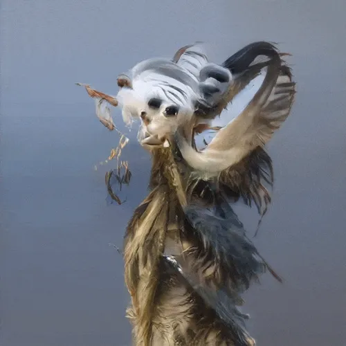 Computer's DayDream #26 - Feathery Golden Mist