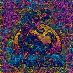 Neon Kuriosity T-Rex #2
