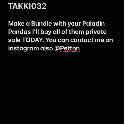 ILL BUY ALL YOUR PANDAS 