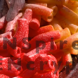 Spray Paint on Mac and Cheese Close up