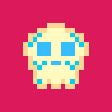 Kawaii  SKULL #629