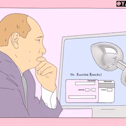 Putin can't shop online