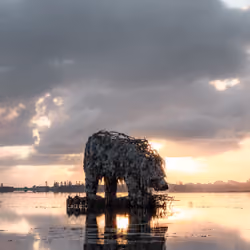 Scultpure by the Water