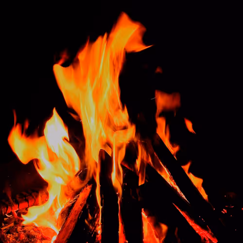 Campfire At Night