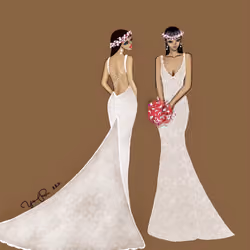 once in life time wedding dress